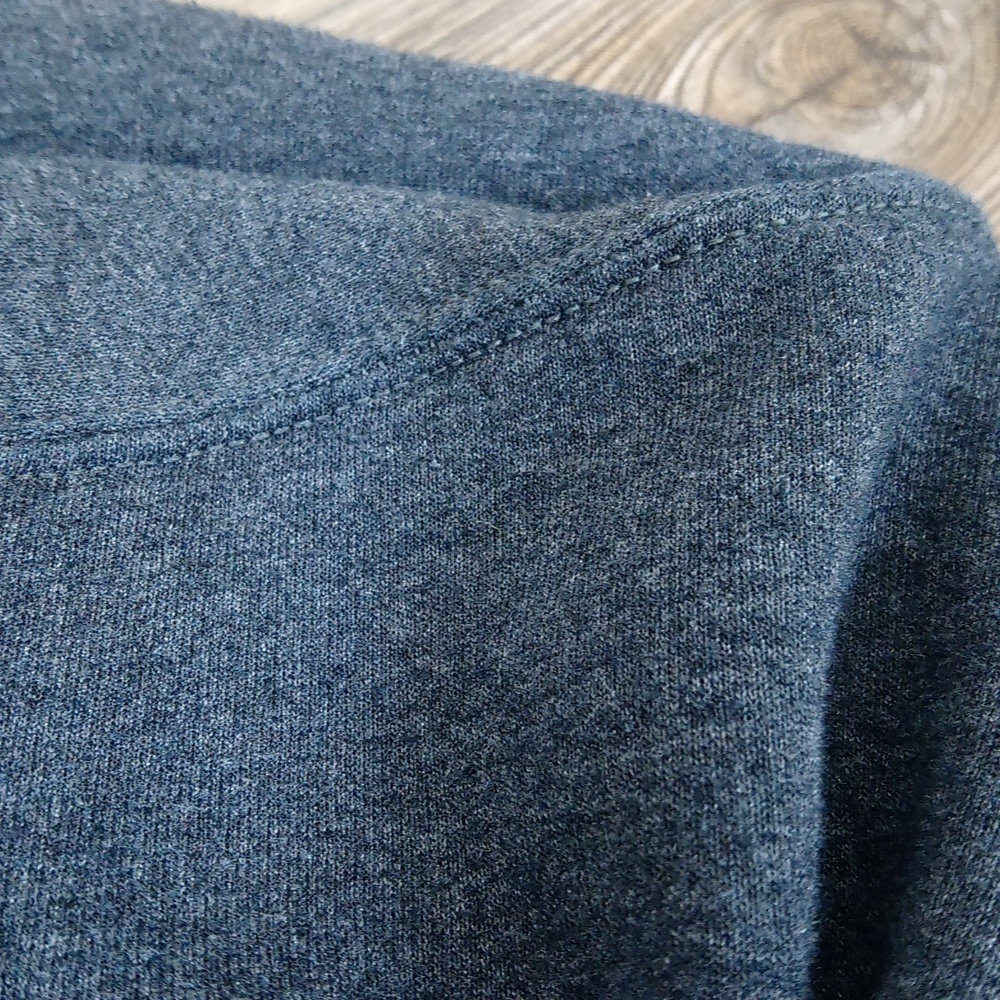 Charcoal Gray Basic Pullover Hoodie Sweatshirt Top - image 7